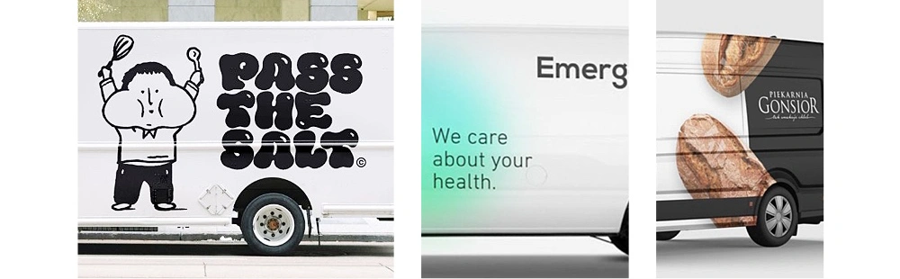 Turn your vehicles into mobile billboards with commercial vehicle decals